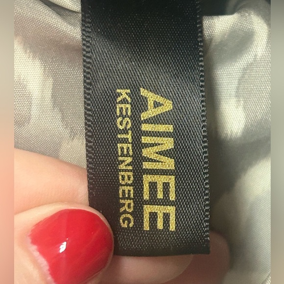 AIMEE KESTENBERG Blue Nubuck & Black Leather High Riser Hobo Medium Shoulder Bag - Picture 2 of 9